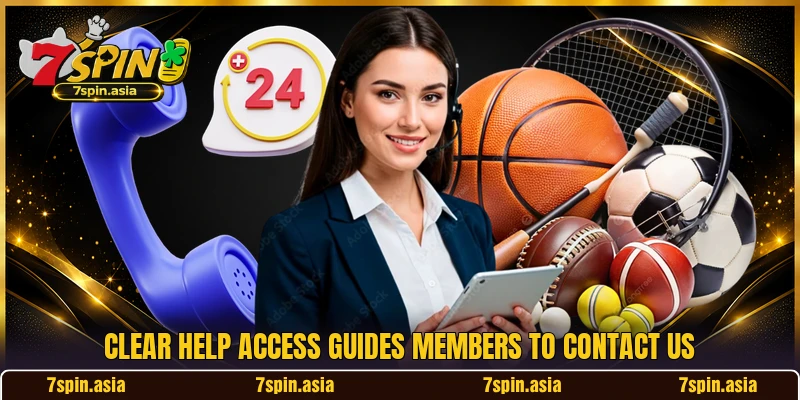 Clear help access guides members to contact us