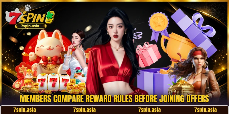 Members compare reward rules before joining offers Members compare reward rules before joining offers