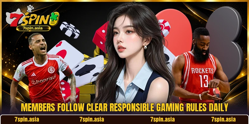 Members follow clear responsible gaming rules daily