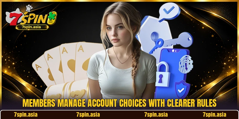 Members manage account choices with clearer rules Members manage account choices with clearer rules