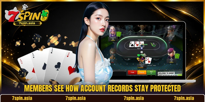 Members see how account records stay protected Members see how account records stay protected