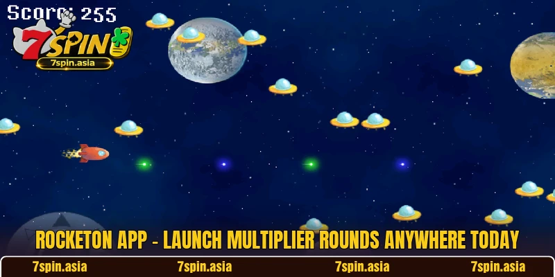 Rocketon App - Launch Multiplier Rounds Anywhere Today