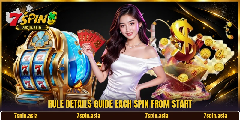 Rule details guide each spin from start
