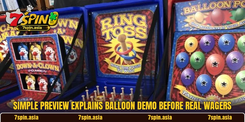Simple preview explains Balloon demo before real wagers